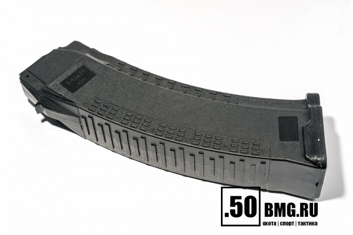 Магазин Pufgun на Сайга 5,45х39 60 патронов (задний зацеп усилен металлом) (MAG SG545 60/B M1)