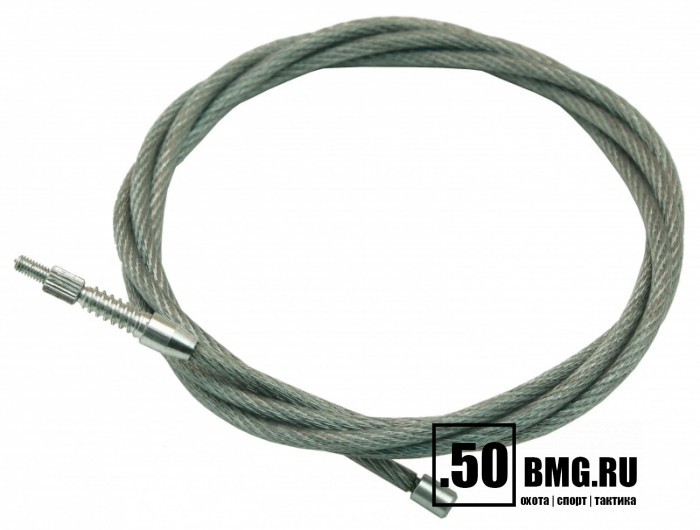 Шомпол гибкий ЧИСТОGUN универсальный., от .22 до 12, адаптер-иголка с гайкой, дюраль, длина 100 см