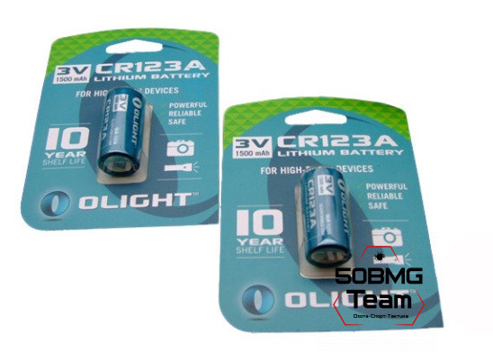 Литиевая батарея Olight CR123А 1500 mAh