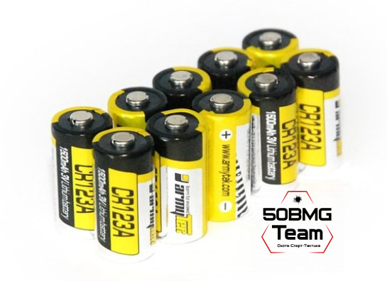 Литиевая батарея Olight CR123А 1500 mAh