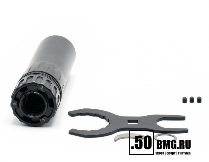 Быстросъемный газоразгруженный ДТК закрытого типа LAC на АК-74/Сайга-МК, кал. 7,62/.30, резьба 24*1.5  (LAC0229)