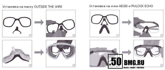 Набор для линз с диоптриями Smith Optics Elite Interchangeable RX Kit