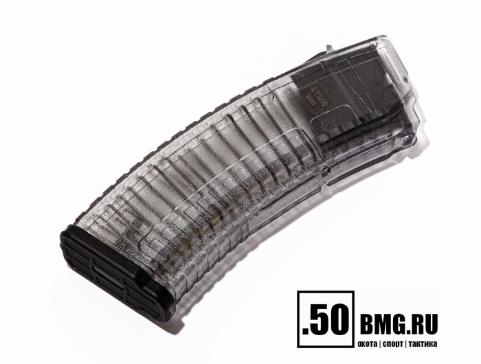 Магазин Pufgun на АК74/Сайга 5,45х39 30 патронов прозрачный (MAG SG545 30/TR)