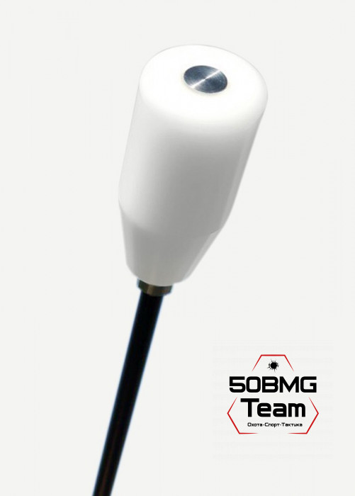 Шомпол ЧИСТОGUN к .17-.20, стержень Ø4 мм, L=20 см, нерж., нейлон, папа 5/40, подшипник, +вишер/адаптер-игла