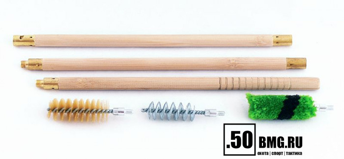 Набор для чистки ShotTime кал.20, для гладк.оружия, деревянный шомпол + 3 ерша, пластиковый пенал