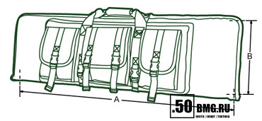 Чехол Leapers UTG тактический для оружия, ПВХ, цвет Digital