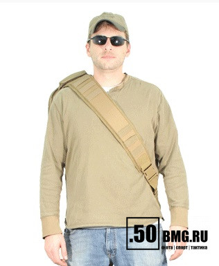 Чехол-рюкзак Leapers UTG на одно плечо, 86x35,5 см, цвет "Dark Earth" (пустыня)