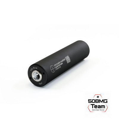 ДТК закрытого типа Русский Снайпер HUNTER mini  П-7 (11 камер)200х50 (корпус 195 мм) резьба 16х1 (кал.366ТКМ)Сайга 9  + Олива чехол на ДТК 