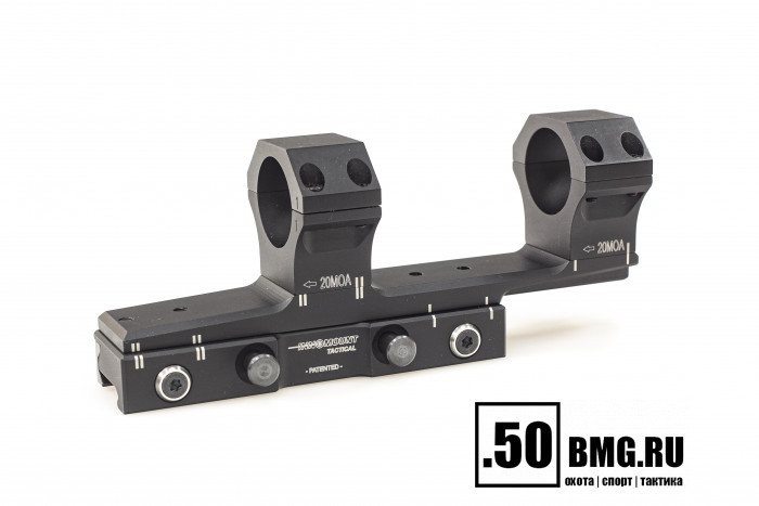 Быстросъемный кронштейн Innomount Tactical Flex на Weaver кольца 30мм, BH=34мм, 20-40MOA (64-30-34-50-200-40MOA)  с выносом