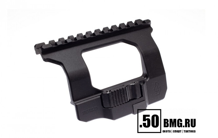 Боковой быстросъемный кронштейн Picatinny/Weaver SAG AK TAC ACOG для АК/Вепрь/Сайга