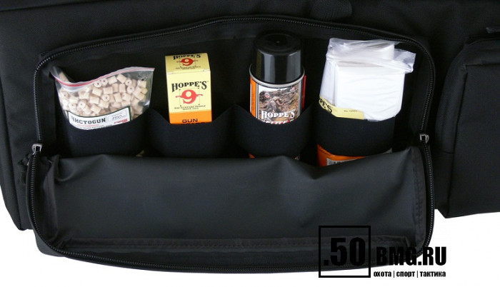 (А-7-1) Кейс VEKTOR из капрона чёрный, пенополиэтилен, крепление "молле" с отделениями под магазины