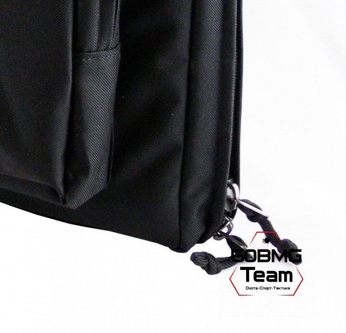 (А-7-1) Кейс VEKTOR из капрона чёрный, пенополиэтилен, крепление "молле" с отделениями под магазины