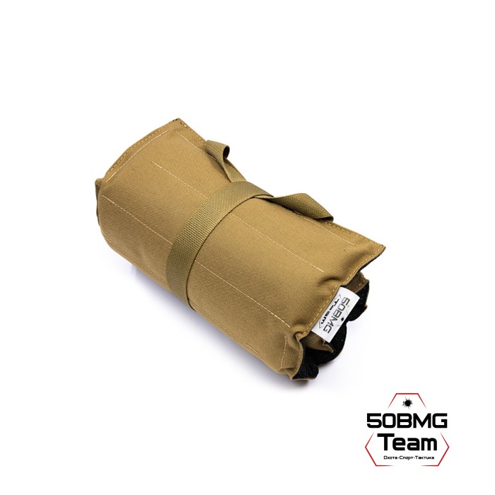 Коврик под сошки 50BMG Team 52×25×2см, 1100гр (Coyote Brown)
