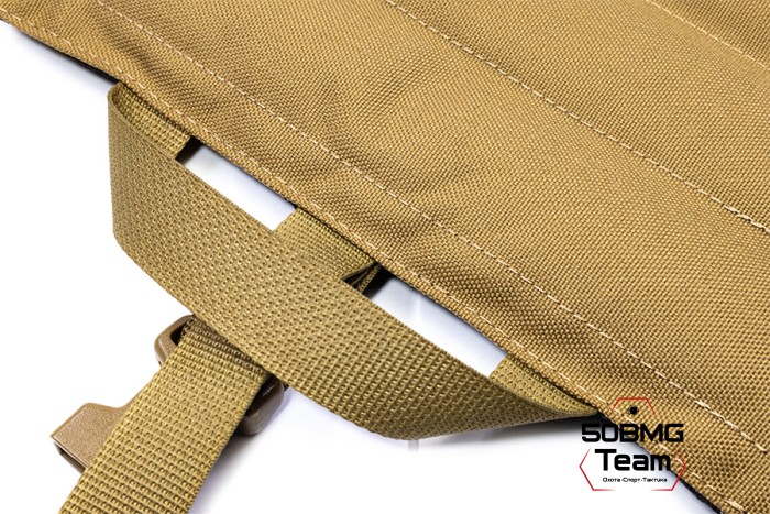 Коврик под сошки 50BMG Team 52×25×2см, 1100гр (Coyote Brown)