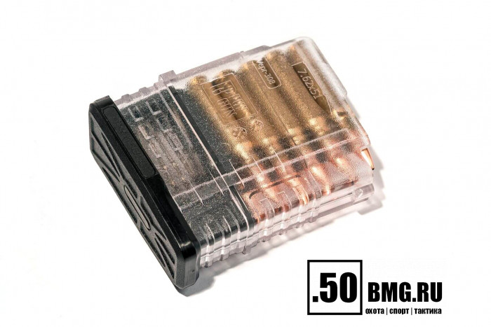 Магазин Pufgun на Вепрь-308 7,62х51 10 патронов прозрачный (MAG VP308 25-10/TR)