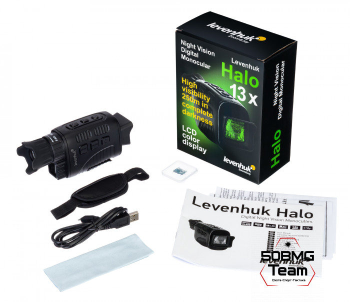 Монокуляр цифровой ночного видения Levenhuk Halo 13x