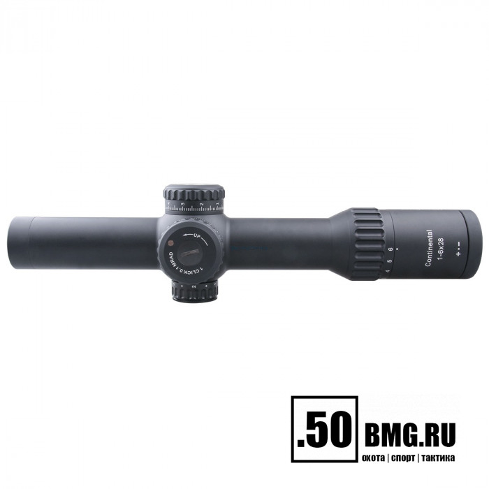 Оптический прицел Vector Optics Continental 34mm X6 1-6x28 FFP Zero Stop кольца 34мм