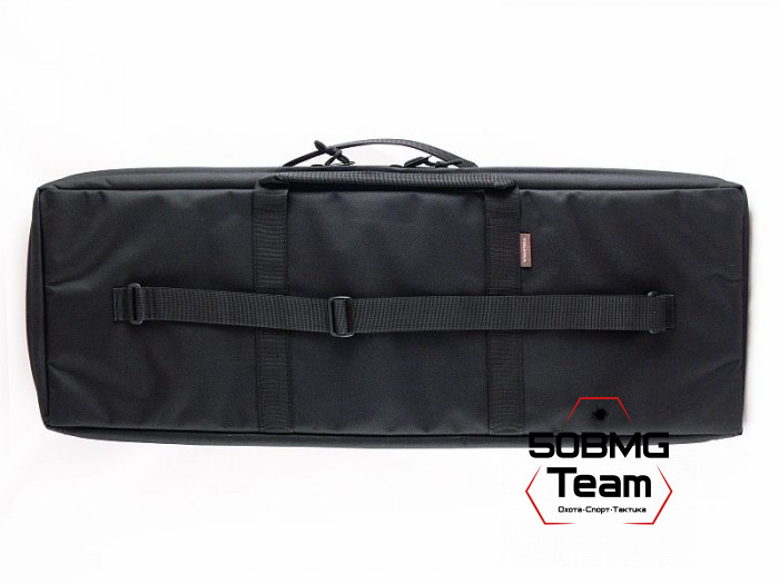 (А-8-1) Кейс VEKTOR из капрона чёрный, пенополиэтилен, крепление "молле" c двумя карм. с отд. под магазины