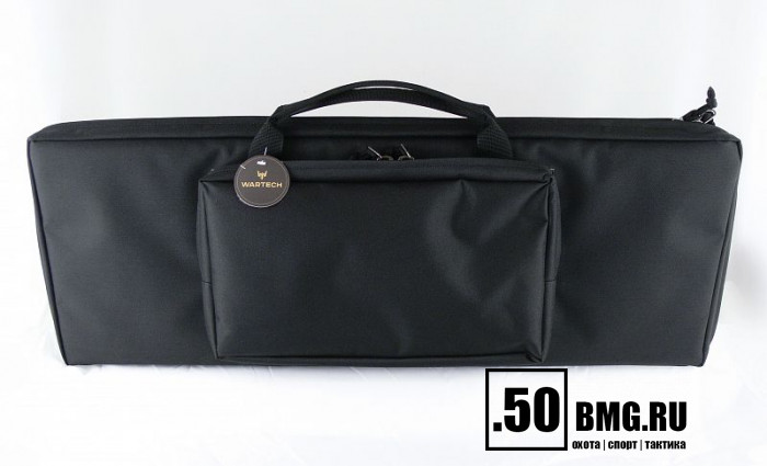 (А-8-1) Кейс VEKTOR из капрона чёрный, пенополиэтилен, крепление "молле" c двумя карм. с отд. под магазины