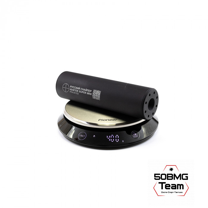 ДТК закрытого типа Русский Снайпер HUNTER super mini  П-7 (11 камер)170х50 (корпус 170 мм) резьба 15х1 (кал.243)  + мультикам чехол на ДТК 