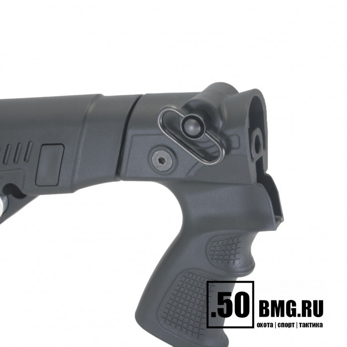 Телескопический приклад DLG Tactical на МР-155, МР-156, МР-135 с патронташем (DLG8903)