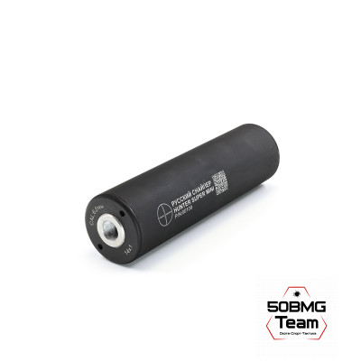 ДТК закрытого типа Русский Снайпер HUNTER super mini  П-7 (11 камер)170х50 (корпус 170 мм) резьба 14х1 (кал.243)  + олива чехол на ДТК 