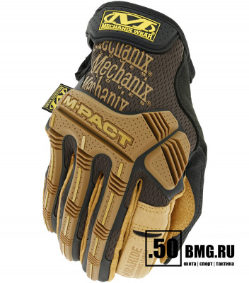 Перчатки Mechanix Leather M-Pact Brown, LMP-75