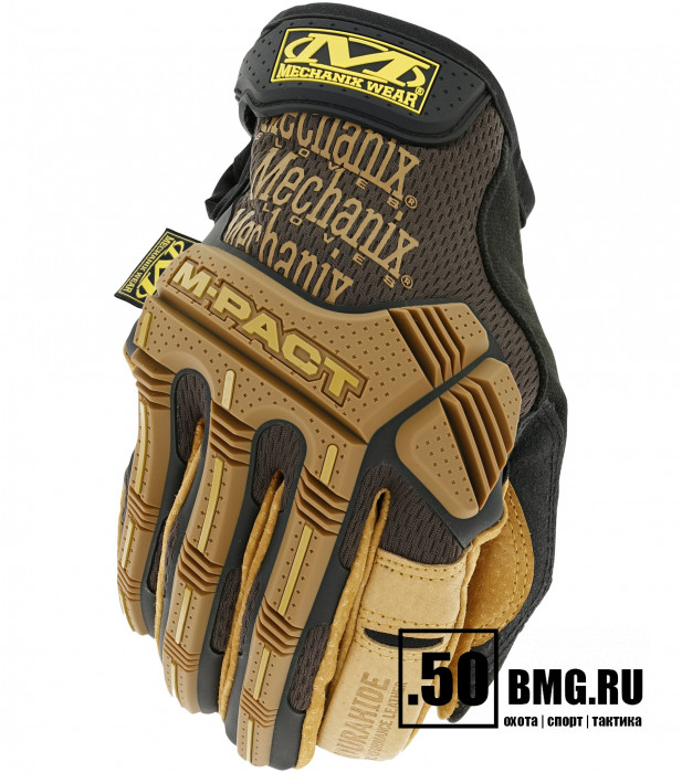 Перчатки Mechanix Leather M-Pact Brown, LMP-75