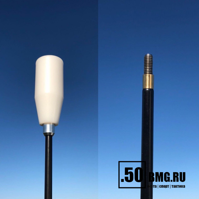 Шомпол ЧИСТОGUN к .17-.20, стержень Ø4 мм, L=90 см, нерж., нейлон, папа 5/40, подшипник, +вишер/адаптер-игла