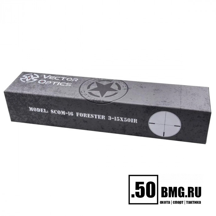Оптический прицел Vector Optics Forester 3-15x50 SFP кольца 30мм